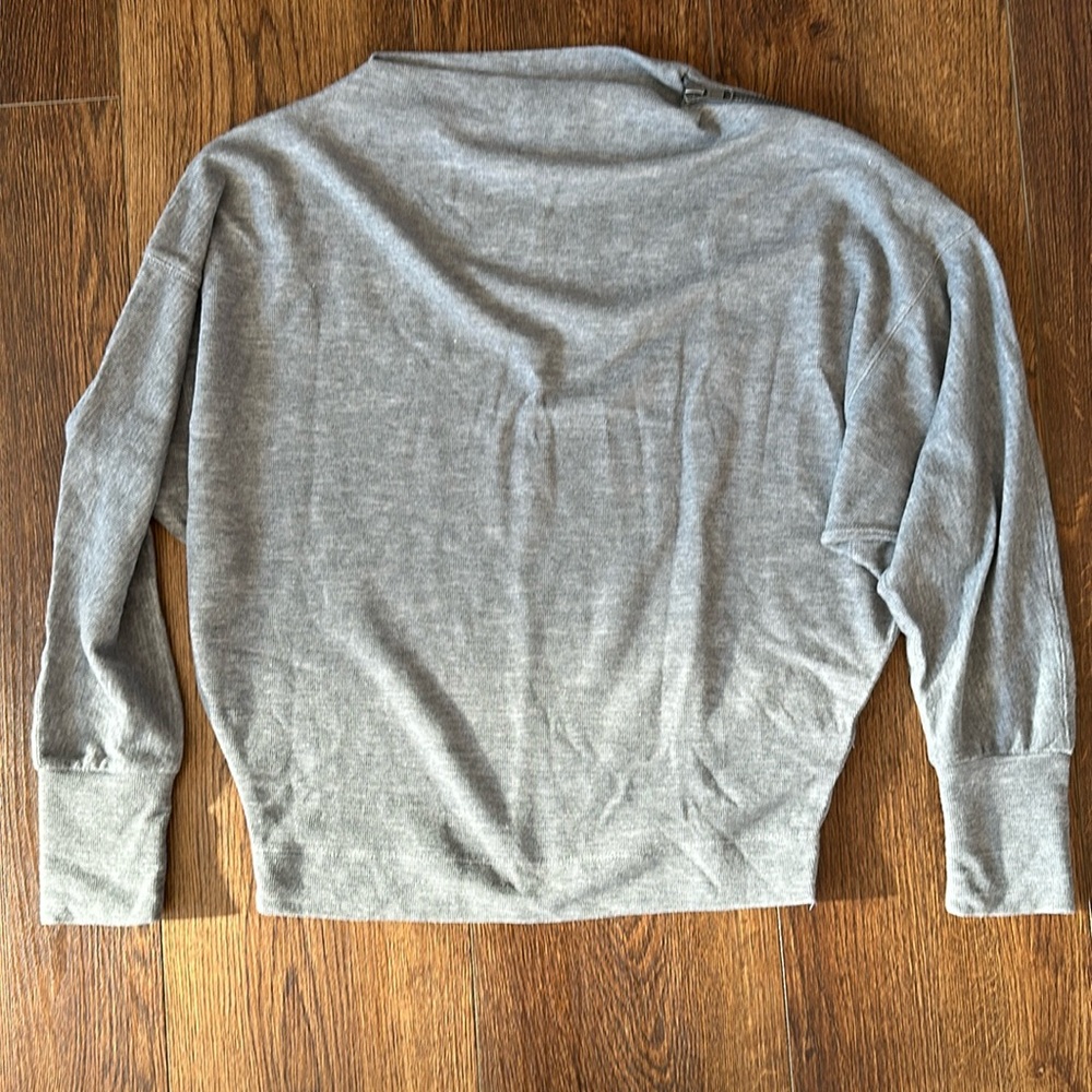 We the Free shoulder zip sweatshirt